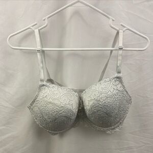 Smart & Sexy White Style 85046 Floral 40C Bra